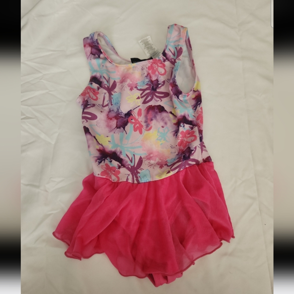 Moret girls size 4-5 pink dance Leotard #KK3